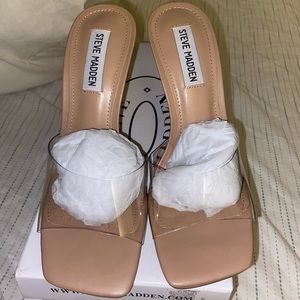 Clear Steve Madden heels